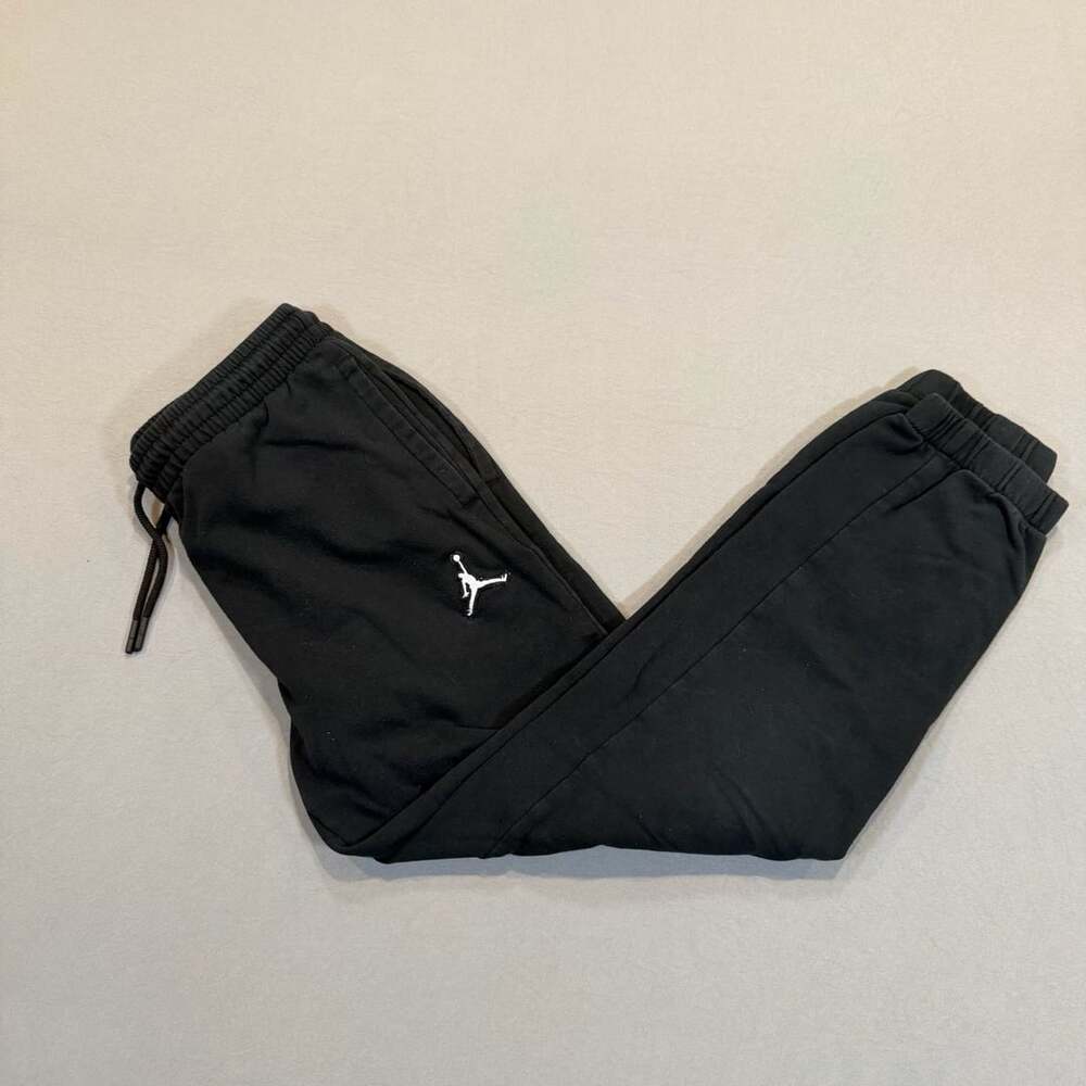 Jordan Sweatpants Size L 12-13Yrs Black Fleece Joggers